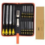 46-Piece Metal File Set for Woodworking & More