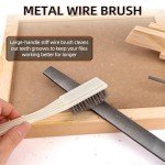 46-Piece Metal File Set for Woodworking & More