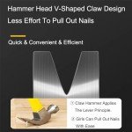 8oz Electrician Claw Hammer with Shock Grip