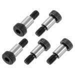 Alloy Steel Hex Socket Shoulder Screws, 10 Pack