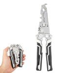 18-in-1 Foldable Wire Stripper and Crimper Tool