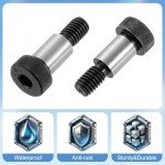 Alloy Steel Hex Socket Shoulder Screws, 10 Pack