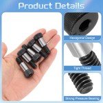 Alloy Steel Hex Socket Shoulder Screws, 10 Pack