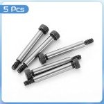 Alloy Steel Hex Socket Shoulder Screws - 8pcs