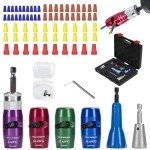 Drill Wire Stripper Tool with 70 Connectors