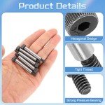 Alloy Steel Hex Socket Shoulder Screws - 8pcs