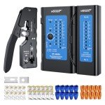 RJ45 Crimping Tool Kit with Cable Tester