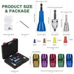 Universal Wire Stripper Drill Attachment Set with Connectors