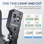 RJ45 Crimping Tool Kit with Cable Tester