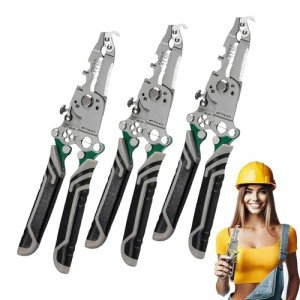 18-in-1 Foldable Wire Stripper & Crimper Tool
