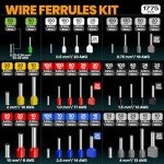 Ferrule Crimping Tool Kit with Wire Stripper