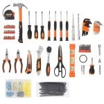 247-Piece Tool Kit for Home Repairs & DIY