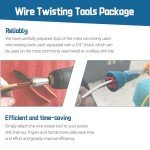 Wire Twister Tool for Drill - 3 Pack