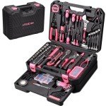 450-Piece Pink Tool Kit for Home Repair