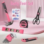 450-Piece Pink Tool Kit for Home Repair