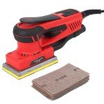 260W Corded Electric Sheet Sander with Sanding Paper