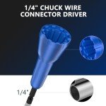 3-Piece Wire Twister Tool Set for Drills