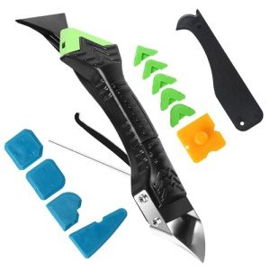 5-in-1 Silicone Caulking and Grout Scraper Tool