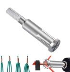 Automatic Wire Stripping and Twisting Tool for Drill