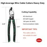 8" Heavy Duty Cable Cutters for Aluminum & Copper