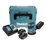 Makita 18V Orbital Sander with 2x3.0 Ah Battery