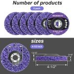 WelderElite 6-Pack Angle Grinder Paint Stripper Discs