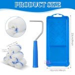 Mini Paint Roller Kit - 8 Pack, 2 Inch