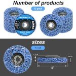 WelderElite 12-Pack Blue Paint Stripper Discs