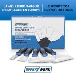 5-Piece Stainless Steel Paint & Wallpaper Scraper Set