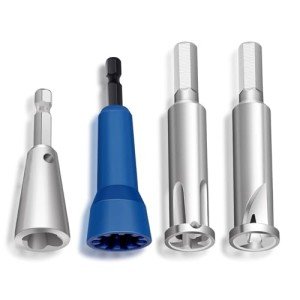 4-Pack Wire Twister Tool Set for Drills