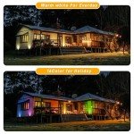 Color Changing Outdoor Landscape Lighting - 6 Pack