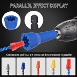 4-Pack Wire Twister Tool Set for Drills