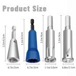 4-Pack Wire Twister Tool Set for Drills