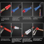 4-Pack Wire Twister Tool Set for Drills