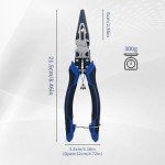 5-in-1 Needle Nose Pliers with Wire Cutter