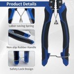 5-in-1 Needle Nose Pliers with Wire Cutter