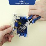 5-in-1 Needle Nose Pliers with Wire Cutter