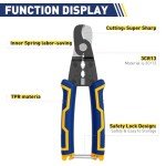 Haisstronica 4-in-1 Cable Cutters for Wires