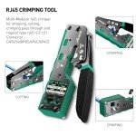 ZoeRax RJ45 Crimping Tool Kit with Connectors