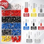 Crimping Pliers with 1200PCS Terminal Set