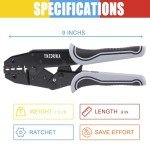 Upgraded Ratcheting Crimping Tool for 10-22 AWG