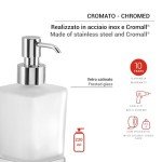 Gedy Tonga Chrome Stainless Steel Soap Dispenser