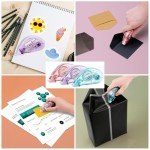 8 Pack Double-Sided Tape Roller for Crafts