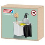 Adhesive Sink Organizer for Soap and Brushes