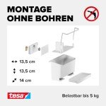 Adhesive Sink Organizer for Soap and Brushes