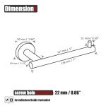 Champagne Bronze Wall-Mount Toilet Paper Holder Set