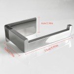 Stainless Steel Self-Adhesive Toilet Roll Holder