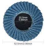 Titoe 24 PCS 2 Inch Zirconia Flap Discs