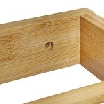 Bamboo Wall-Mounted Toilet Paper Holder