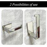 Stainless Steel Self-Adhesive Toilet Roll Holder